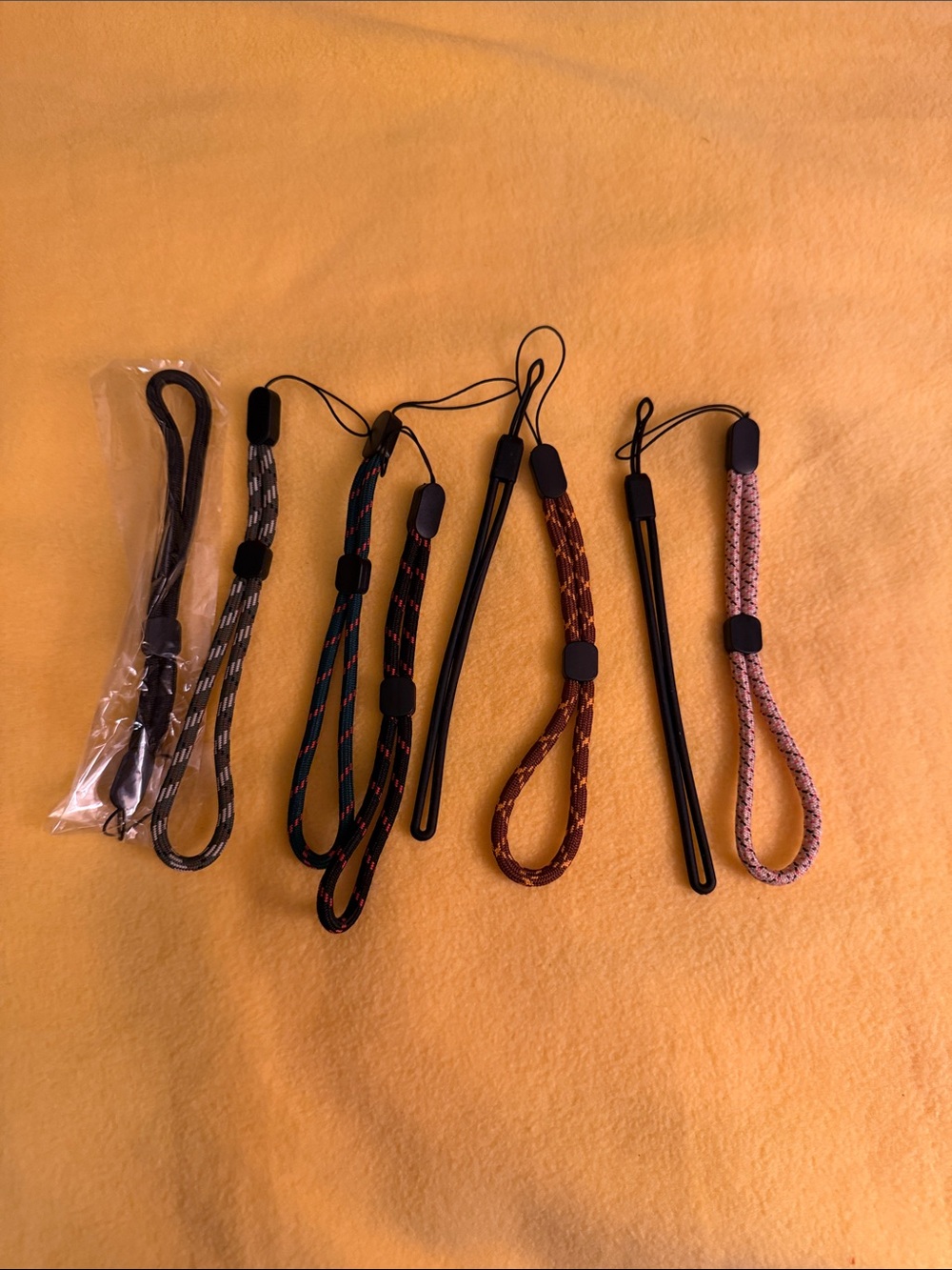 Woven Wrist Strap Key & Camera Lanyard - Assorted Colors